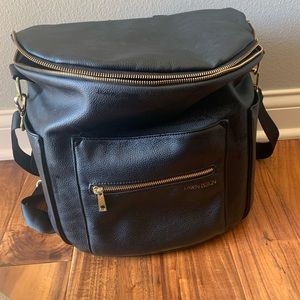 FAWN DESIGN Black Diaper Bag